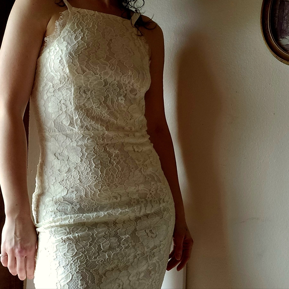 White Lace Lulu's Dress